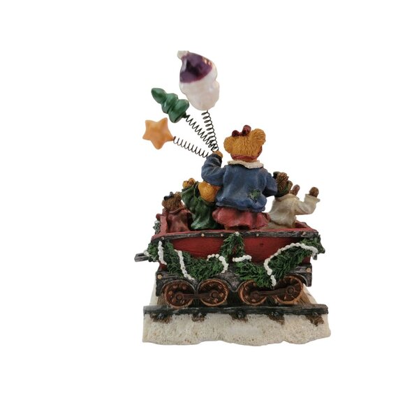 Boyds Bears Lil Cub Nursery Car Christmas Figurine - Picture 3 of 5